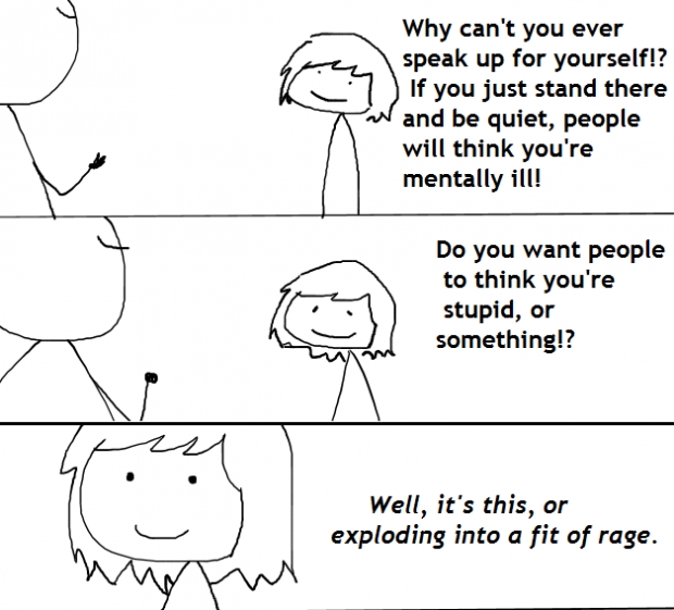 Why can't you be normal!?